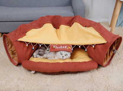 🎄🎄Cat tunnel bed