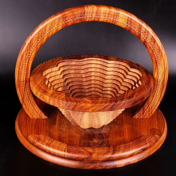 🔥Last Day Special Sale 49%-Handmade wood carving fruit plate