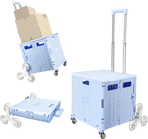 (⭐⭐ HOT SALE NOW) Honshine Foldable Cart with Stair Climbing Wheels