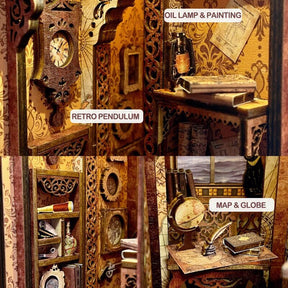 📖Sailing Memory DIY Book Nook 3D Wooden Puzzle-J