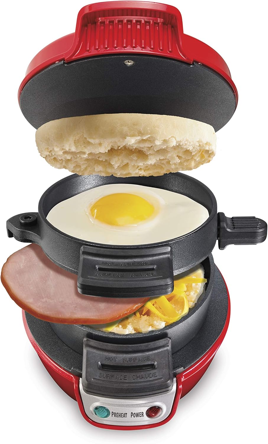 (⭐⭐ HOT SALE NOW) Hamilton Beach Breakfast Sandwich Maker with Egg Cooker Ring