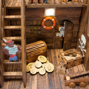 📖Sea Hunters DIY Book Nook 3D Wooden Puzzle-J