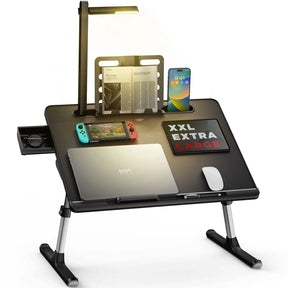 🎄🎄Laptop Bed Tray Desk with LED Desk Light 🔥Last day promotion 🔥